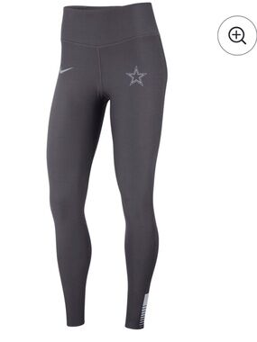 Dallas Cowboys Nike NFL Power Sculpt Performance Leggings in Charcoal